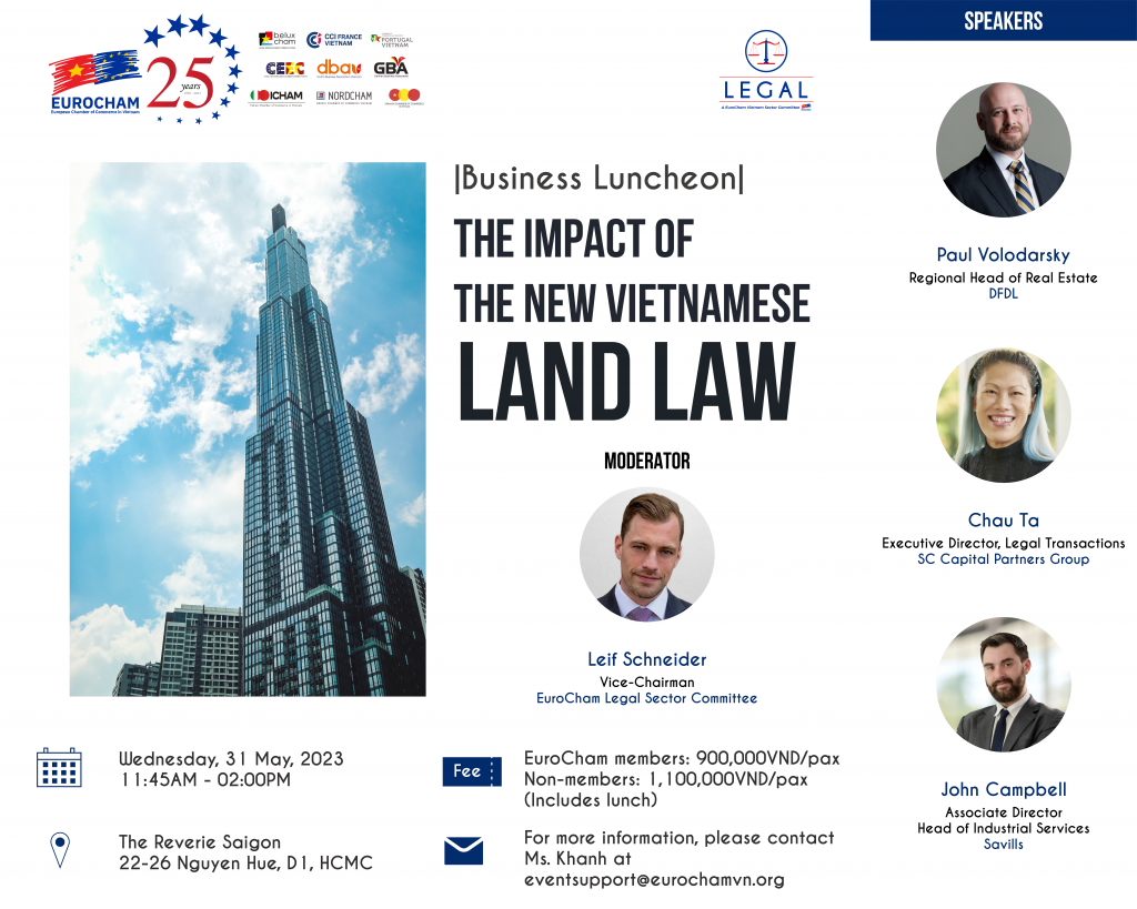 Business Luncheon The Impact Of The New Vietnamese Land Law EuroCham   Flyer May 31 Land Law 01 1024x819 